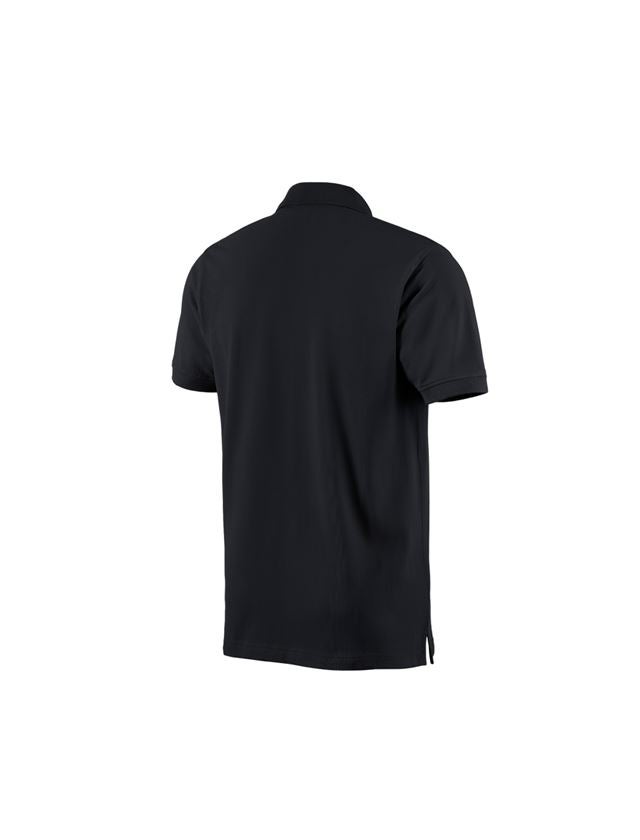 Shirts & Co.: e.s. Polo-Shirt cotton + schwarz 5