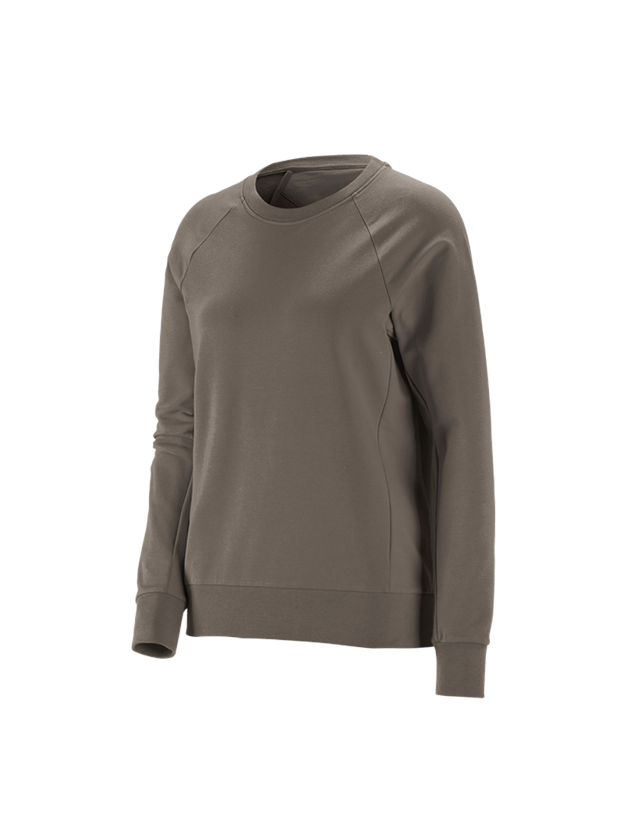 Thèmes: e.s. Sweatshirt cotton stretch, femmes + pierre