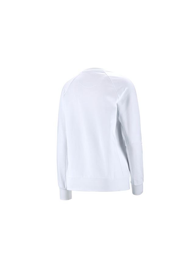 Thèmes: e.s. Sweatshirt cotton stretch, femmes + blanc 3