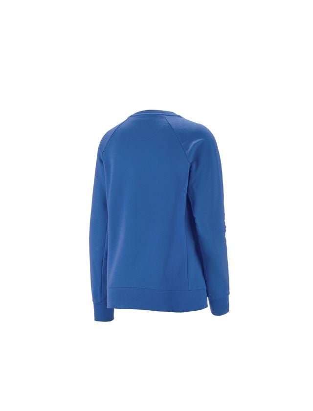 Thèmes: e.s. Sweatshirt cotton stretch, femmes + bleu gentiane 4