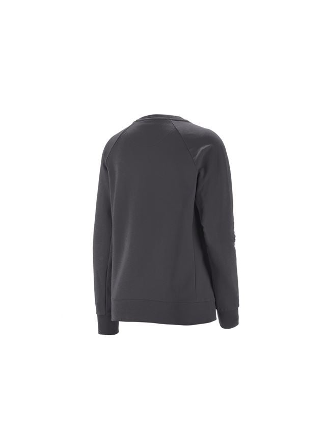 Thèmes: e.s. Sweatshirt cotton stretch, femmes + anthracite 2