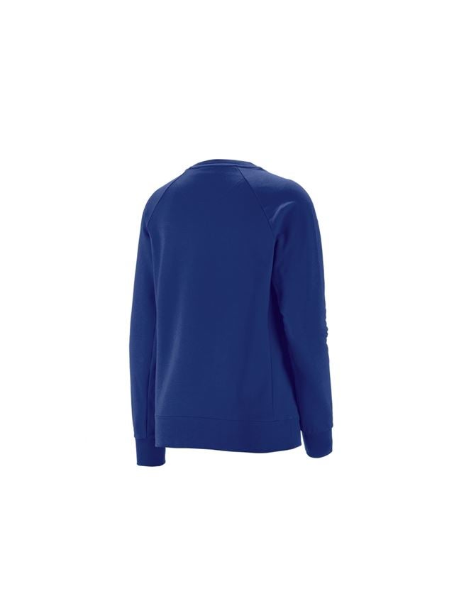 Thèmes: e.s. Sweatshirt cotton stretch, femmes + bleu royal 1