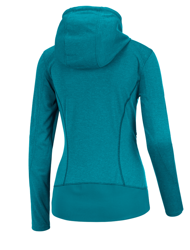 Werkjassen: e.s. Functioneel capuchonjack stripe, dames + oceaan 3