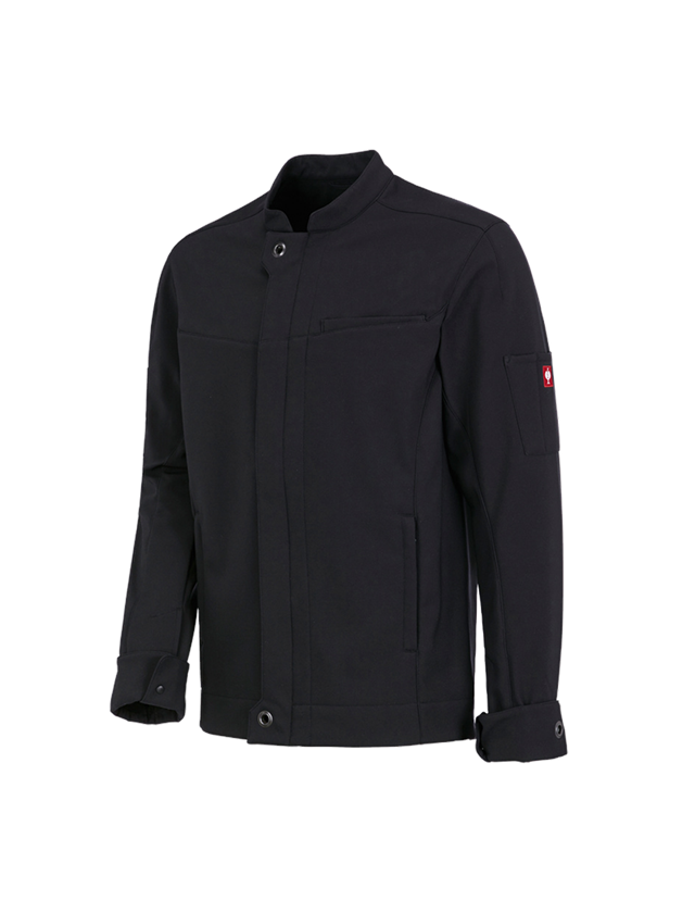 Jacken: Softshell Jacke e.s.fusion, Herren + schwarz
