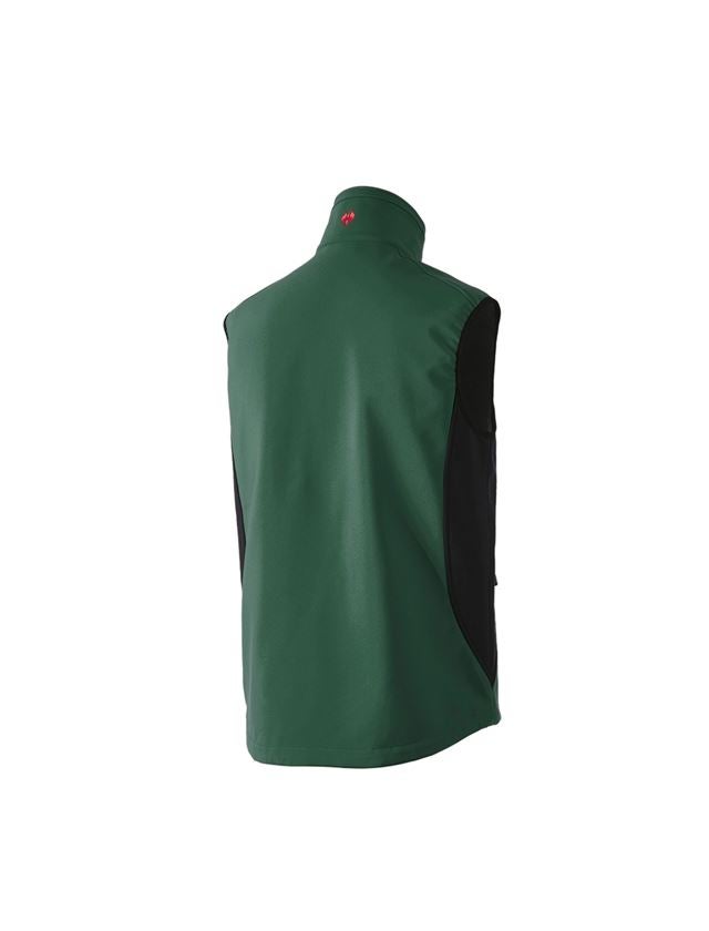 Werkvesten: Softshell-bodywarmer dryplexx® softlight + groen/zwart 3