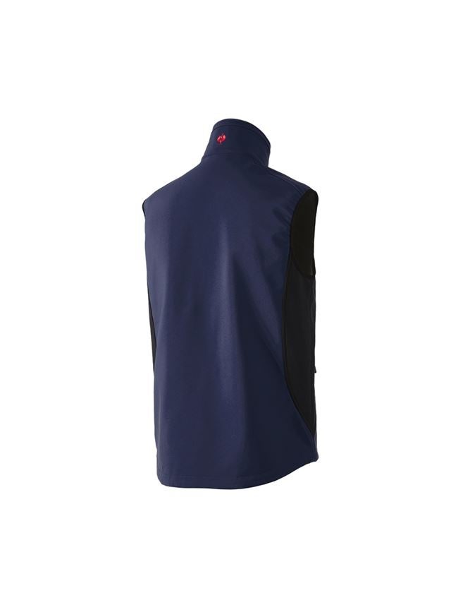 Werkvesten: Softshell-bodywarmer dryplexx® softlight + donkerblauw/zwart 5