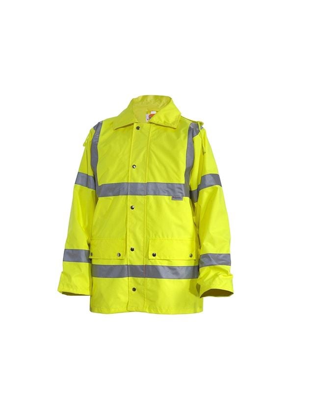 Vestes de travail: STONEKIT Veste de protection de signalisat.4-en-1 + jaune fluo