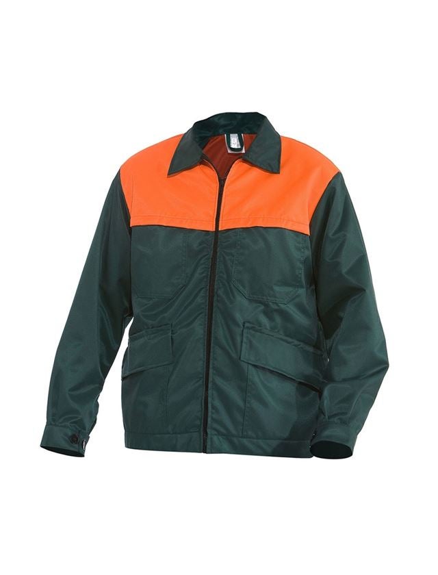 Werkjassen: Houthakkersjack Basic + groen/oranje 2