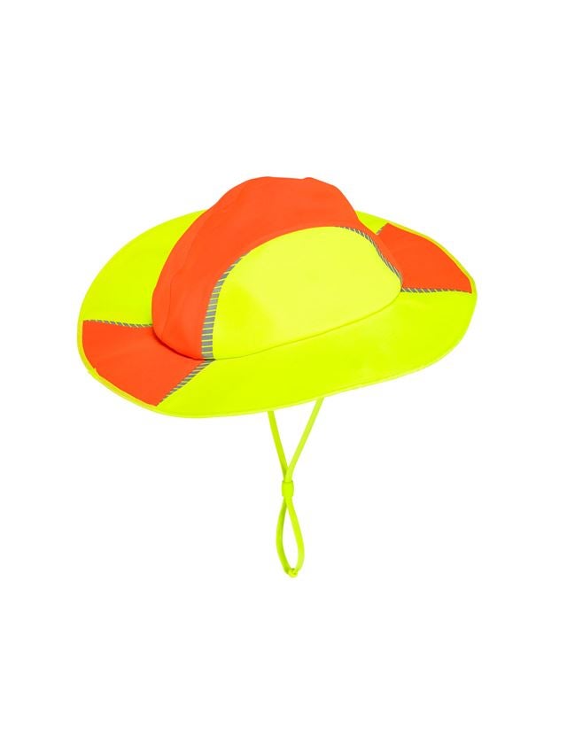 Accessoires: Functioneel regenhoed e.s.motion 2020 + signaaloranje/signaalgeel