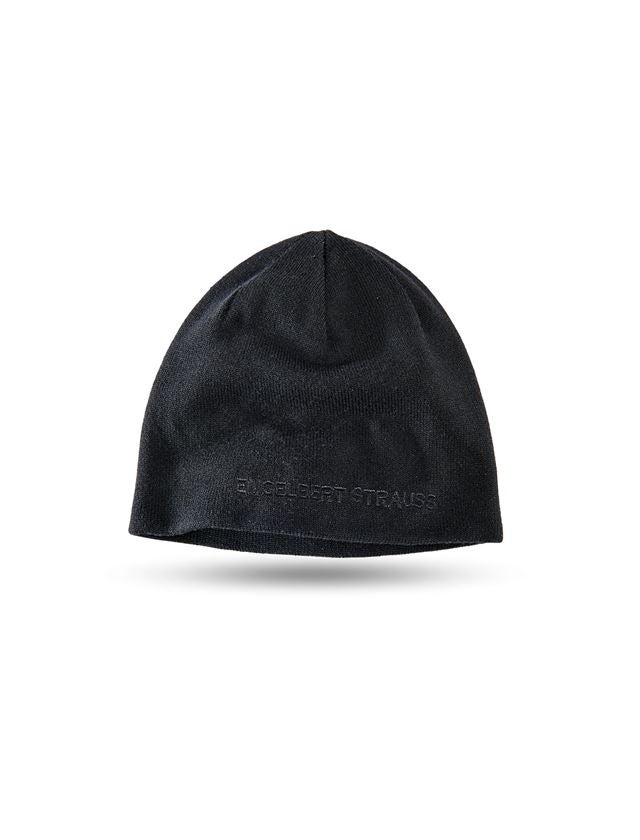 Accessoires: Feinstrickmütze e.s.dynashield + schwarz