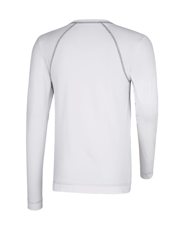 Unterwäsche | Thermokleidung: e.s. cotton stretch Longsleeve + weiß 3
