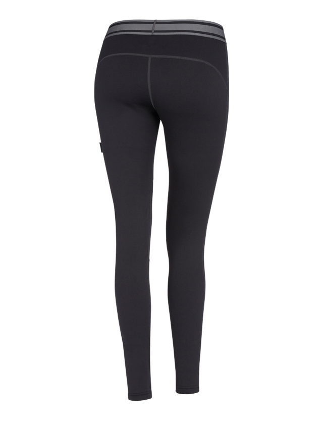 Thermo Ondergoed	: e.s. Funct.-Long Pants thermo stretch-x-warm,dames + zwart 5