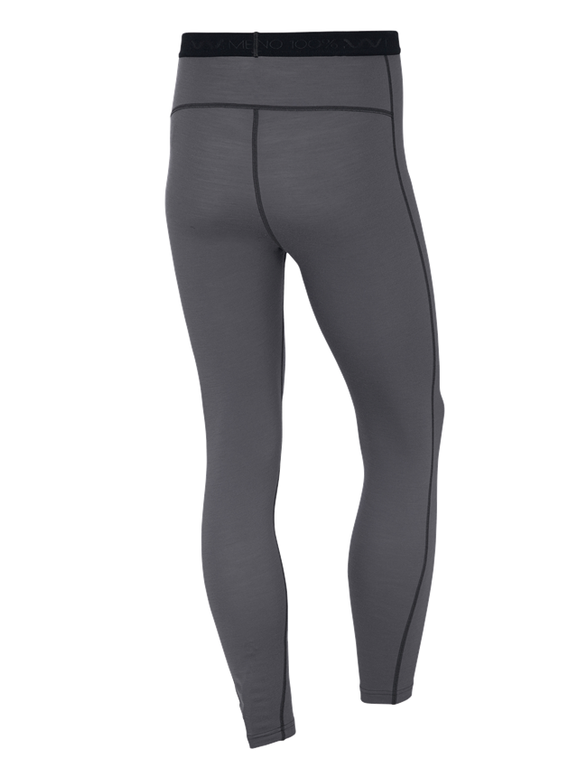 Sous-vêtements | Vêtements thermiques: e.s. Long-pants Merino, hommes + ciment/graphite 3