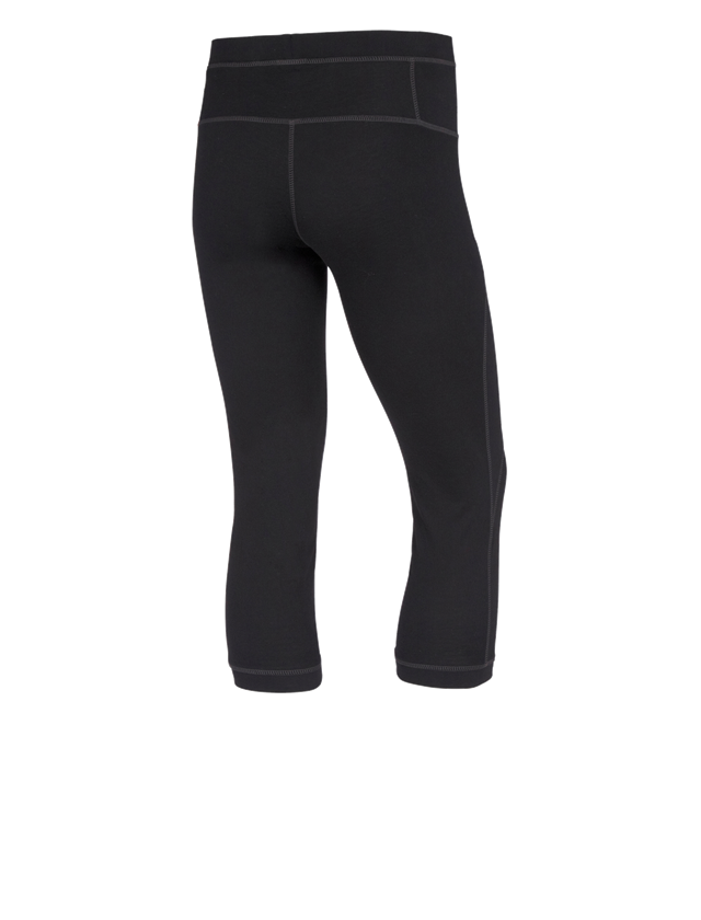 Unterwäsche | Thermokleidung: e.s. Funktions-3/4 Pants basis-warm + schwarz 3
