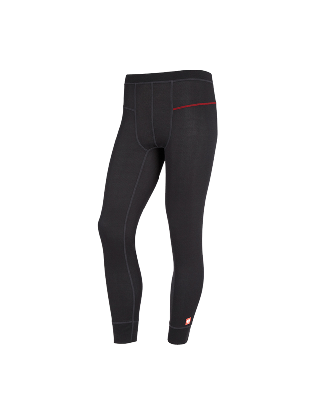 Unterwäsche | Thermokleidung: e.s. Funktions-Long Pants basis-light + schwarz 1