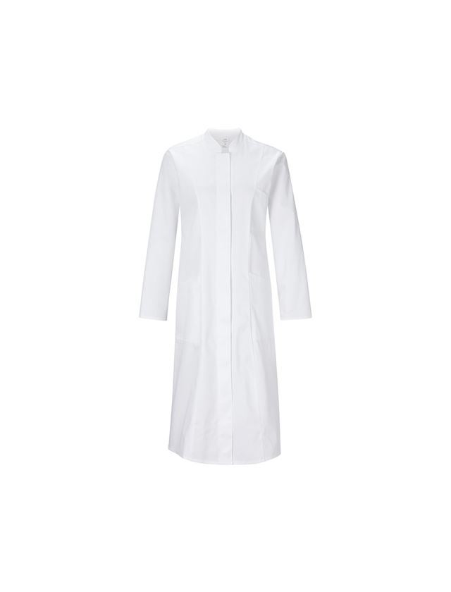 Sarraus de travail | Manteaux médicaux: Manteau professionnel pour femme Linda + blanc