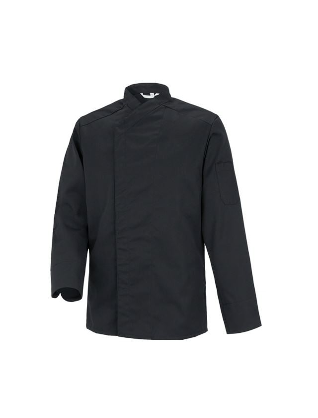 Hauts: Veste de cuisinier Le Mans + noir