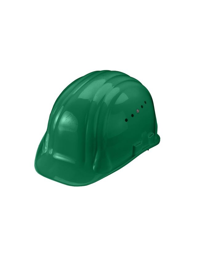 Casques de Sécurité: Casque Baumeister, 6 points, fermeture rotative + vert