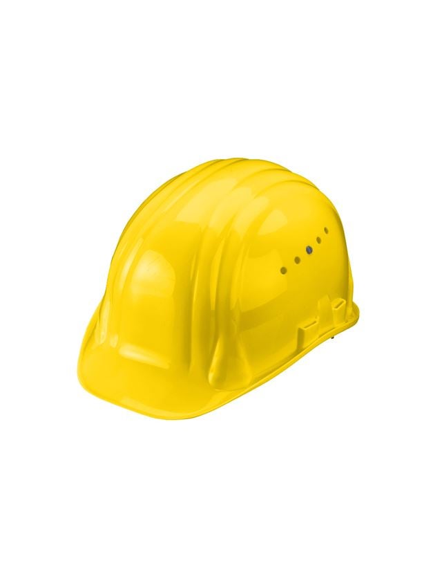 Casques de Sécurité: Casque Baumeister, 6 points, fermeture rotative + jaune