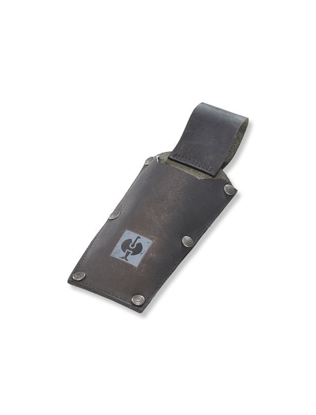 Accessoires: Poche à couteau en cuir e.s.vintage + noir