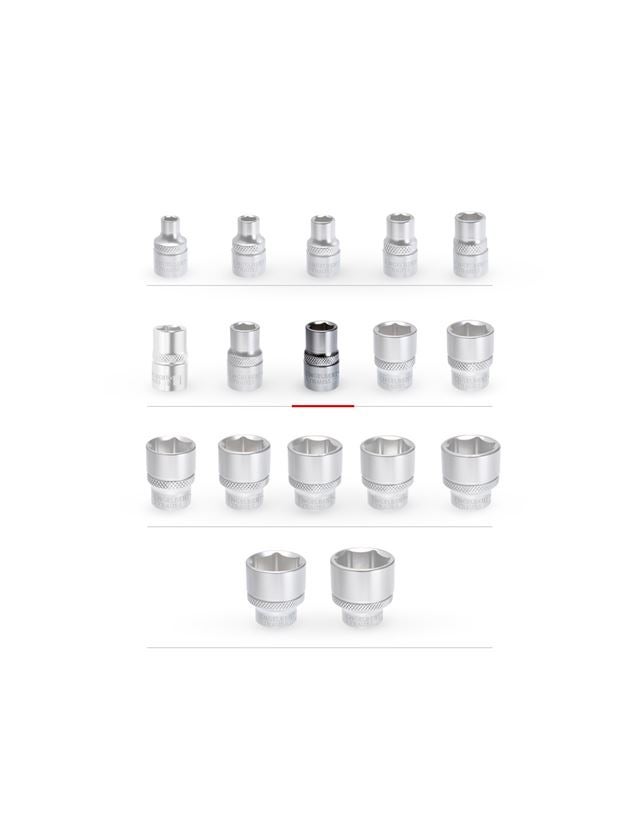 Clé à douille: e.s. Embout de clé à douille 3/8 6 pans