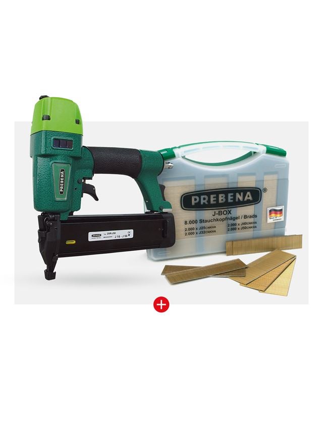 Druckluftwerkzeug | Zubehör: Druckluftnagler 2XR-J50 + Stauchkopfnägel Typ J