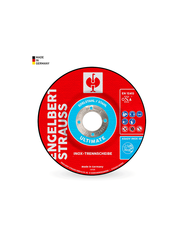 Disques de coupe: e.s. Disque à tronçonner inox ultimate forme 42