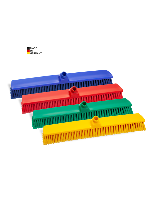 Besen | Bürsten | Schrubber: Saalbesen, breit + blau