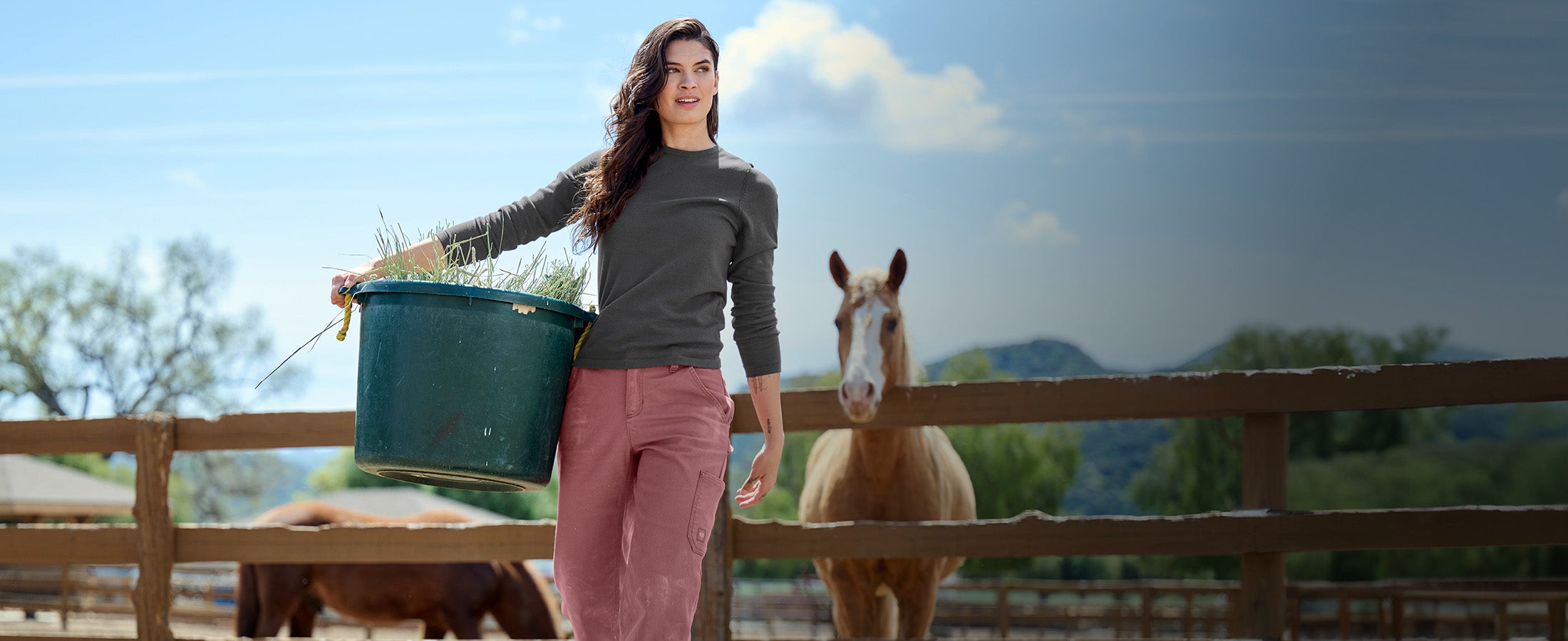 Pullover à col rond e.s.iconic, femmes