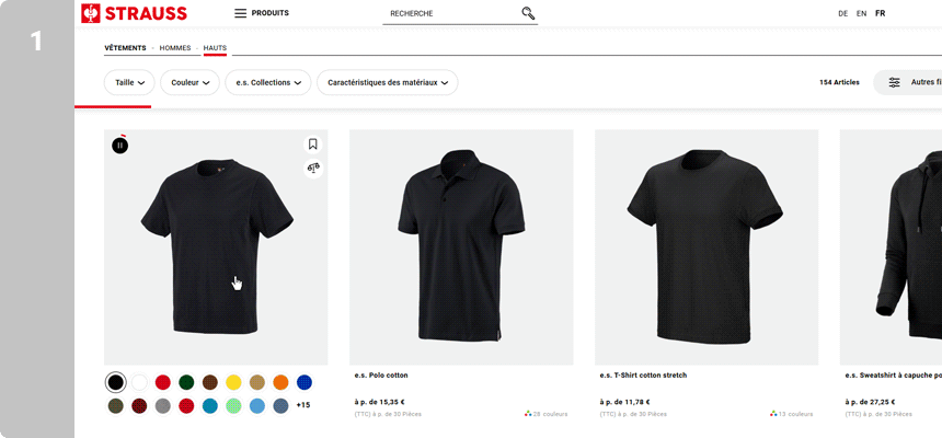 Motif préféré dès 1 pièce