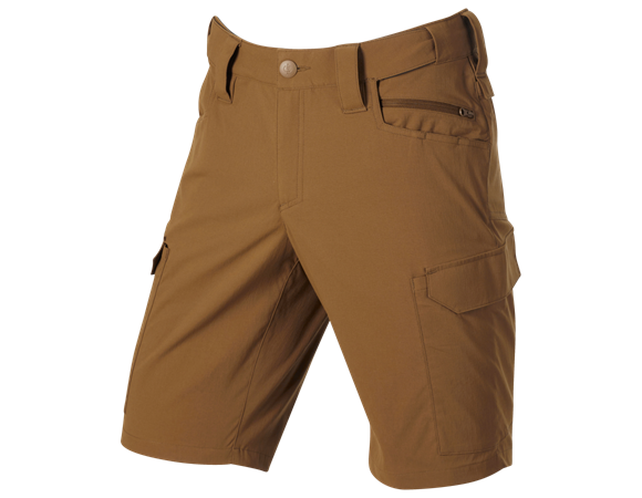 Short e.s.t:aktik light ripstop, brun désert