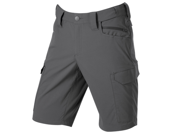 Short e.s.t:aktik light ripstop, gris carbone