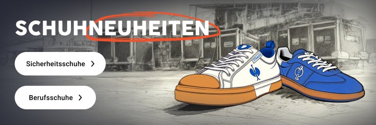 Skizze von Schuhneuheiten