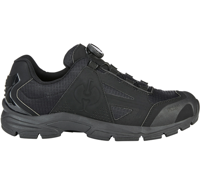 Vue principale, Chaussures de travail, O1 Chaussures de travail e.s. Corvids II low, noir