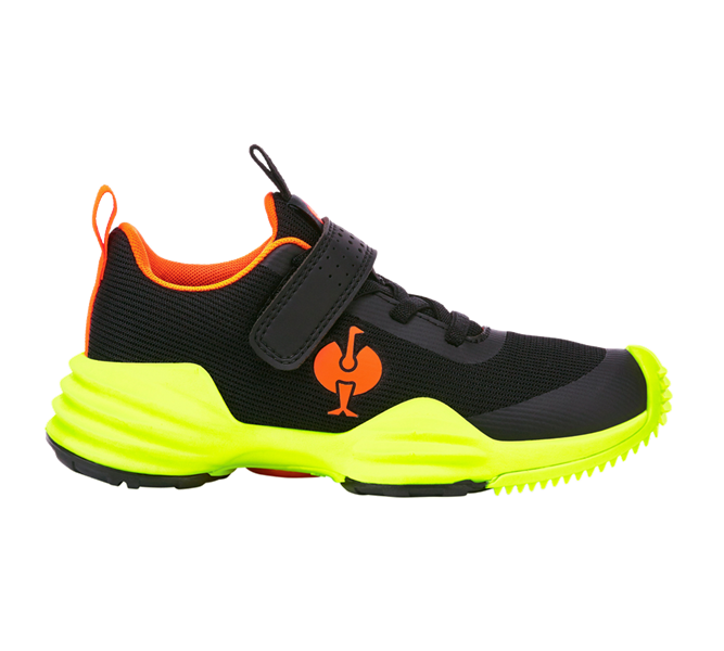 Vue principale, Chaussures, Chaussures Allround e.s. Porto, enfants, noir/jaune fluo/orange fluo