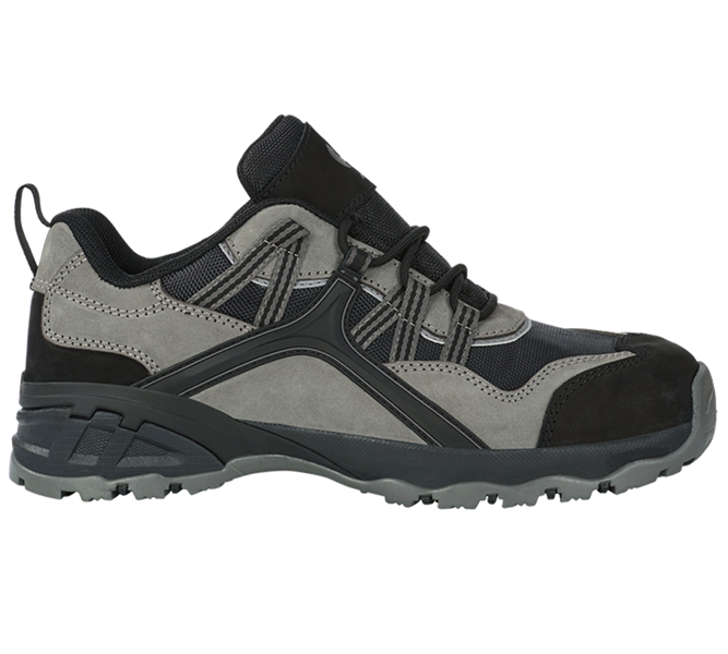 Hauptansicht, S1, e.s. S1 Sicherheitshalbschuhe Pallas low, zement/schwarz