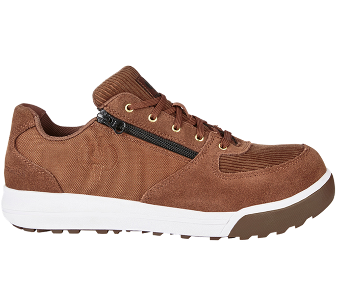 Hauptansicht, S1, S1 Sicherheitshalbschuhe e.s. Janus II low, zederbraun/reinweiß