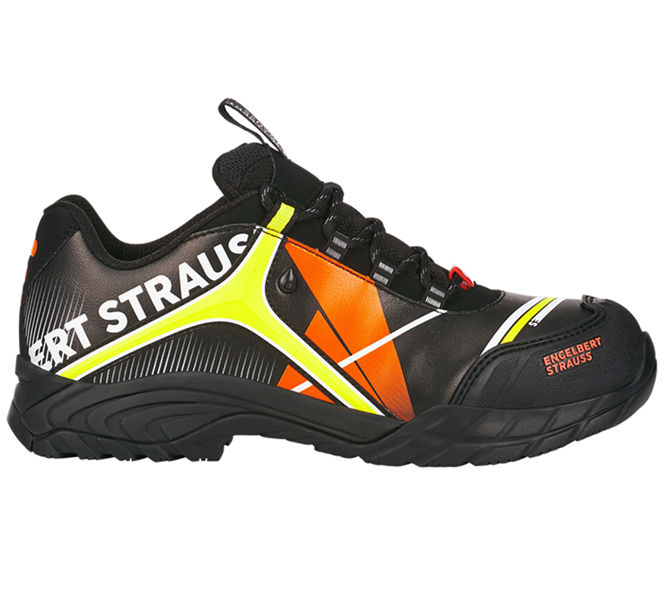 Hauptansicht, S3, e.s. S3 Sicherheitshalbschuhe Turais, schwarz/warnorange/warngelb