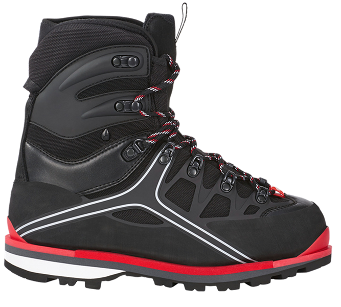 Hauptansicht, S3, e.s. S3 Sicherheitsstiefel Polyxo high, schwarz/rot