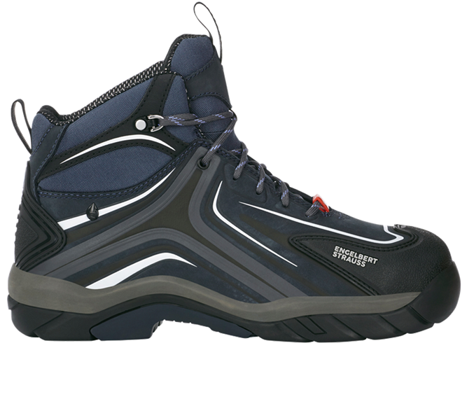 Vue principale, Bottes de sécurité, e.s. S3 Chaussures hautes de sécurité Cursa, saphir/ciment