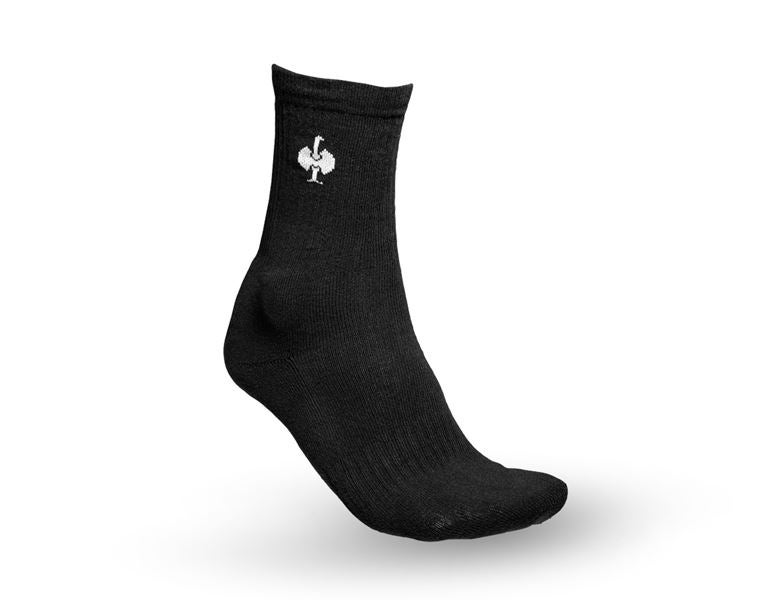 Hauptansicht, Socken, e.s. Allround Socken Classic light/high, 3er Pack, schwarz