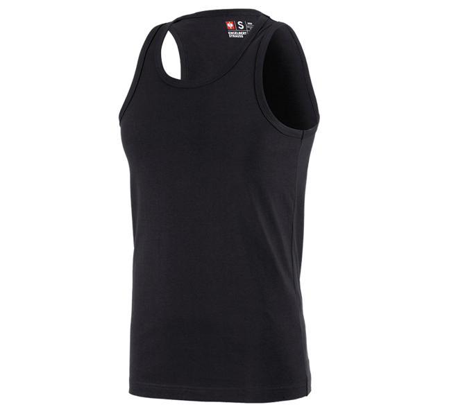 Vue principale, T-Shirts, e.s. T-shirt Athletic cotton, noir