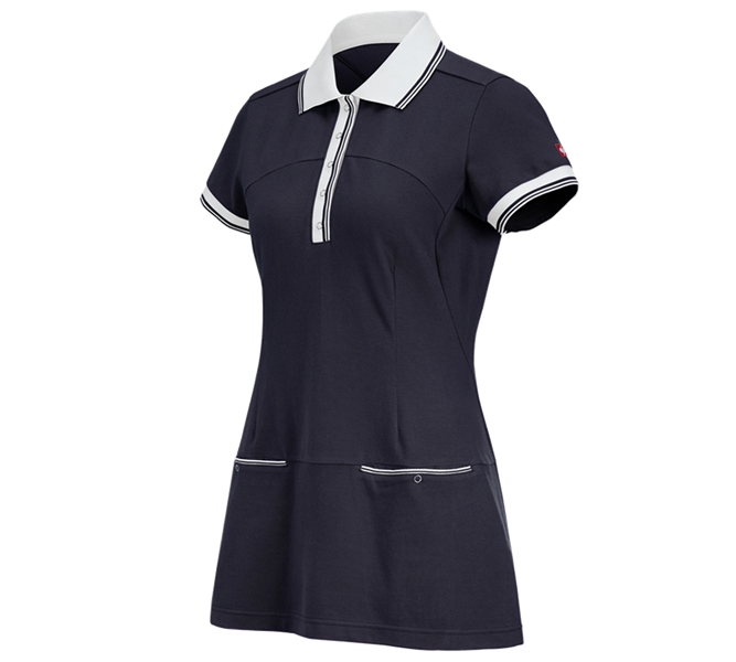 Vue principale, Robes | Jupes	, Robe piqué e.s.avida, bleu foncé