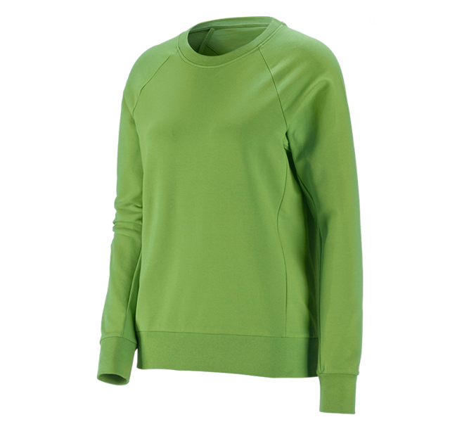 Vue principale, Aperçu des collections e.s., e.s. Sweatshirt cotton stretch, femmes, vert d'eau