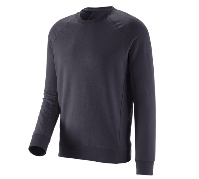 Hauptansicht, Bekleidung, e.s. Sweatshirt cotton stretch, dunkelblau