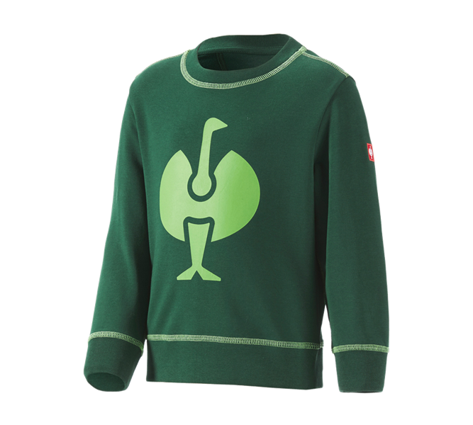 Vue principale, Vêtements, Sweatshirt e.s.motion 2020, enfants, vert/vert d'eau