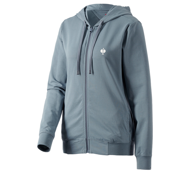 Hauptansicht, Sweats | Hoodies, Kapuzensweatjacke e.s.motion ten, Damen, rauchblau vintage