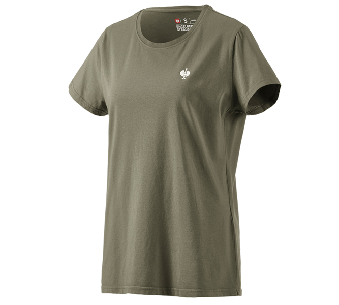 Hauptansicht, Gastro, T-Shirt e.s.motion ten pure, Damen, moorgrün vintage