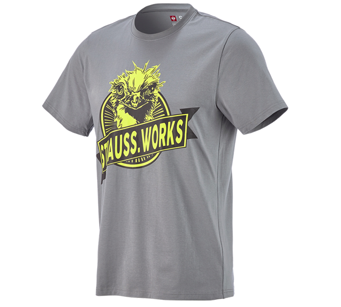 Vue principale, T-Shirts, e.s. T-shirt strauss works, platine