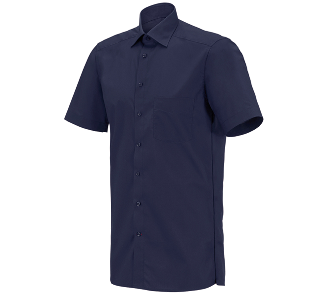 Vue principale, Basics, e.s. Chemise de service à manches courtes, bleu foncé